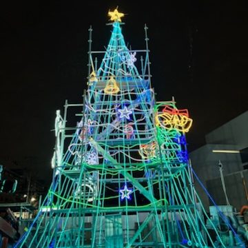 今年もクリスマスツリーを作りました。